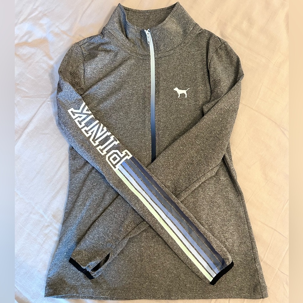 Victoria Secret PINK Ultimate Gray Active Jacket